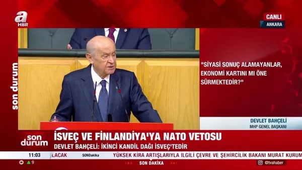 Son Dakika | İsveç ve Finlandiya’ya NATO vetosu! MHP lideri Bahçeli: 