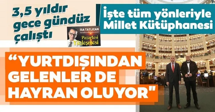 Cumhurbaşkanlığı Kütüphaneler Daire Başkanı Ayhan Tuğlu: ‘Cumhurbaşkanımızın vizyonu olmasaydı bu eser ortaya çıkmazdı’