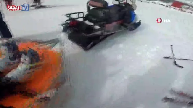 Kayak yaparken yaralanan vatandaşı JAK kurtardı | Video