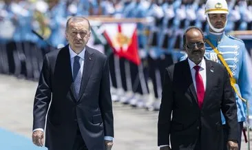 Başkan Erdoğan, Somali Cumhurbaşkanı Hasan Şeyh Mahmud ile görüştü