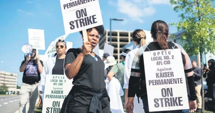ABD’de sağlıkçılardan tarihi grev