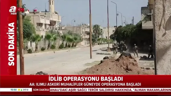İdlib operasyonu başlatıldı! İşte ilk görüntüler... | Video