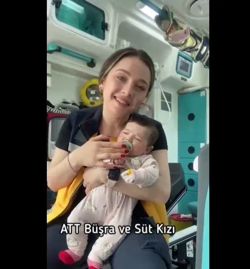 Türkiye ATT Büşra Durmaz'ı konuşuyor! 3 aylık Nisa Mihriban bebeğin süt annesi oldu: Gönülleri fetheden Büşra Hemşire o anları anlattı...