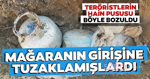 Van'da PKK'ya ait 2'si EYP ile tuzaklanmış 3 büyük tüp ele geçirildi
