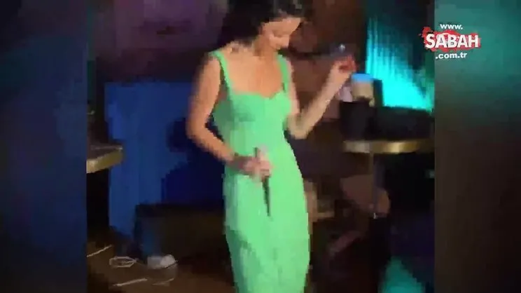 Yıldız Tilbe’nin sahnesinde gündem olan Merve Boluğur bugün ilk kez bir mekanda sahneye çıktı! | Video