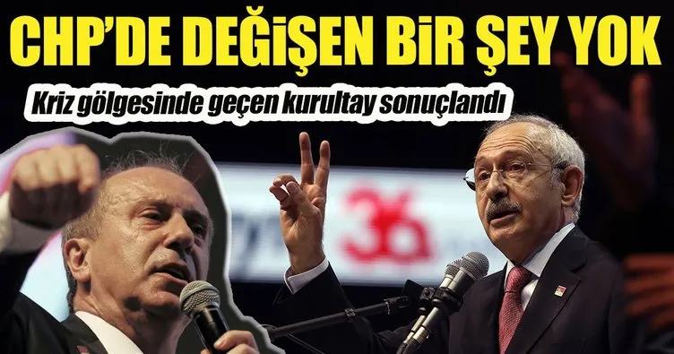 CHP'de Kılıçdaroğlu yeniden başkan seçildi
