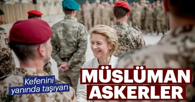 Kefenini yanında taşıyan Müslüman askerler