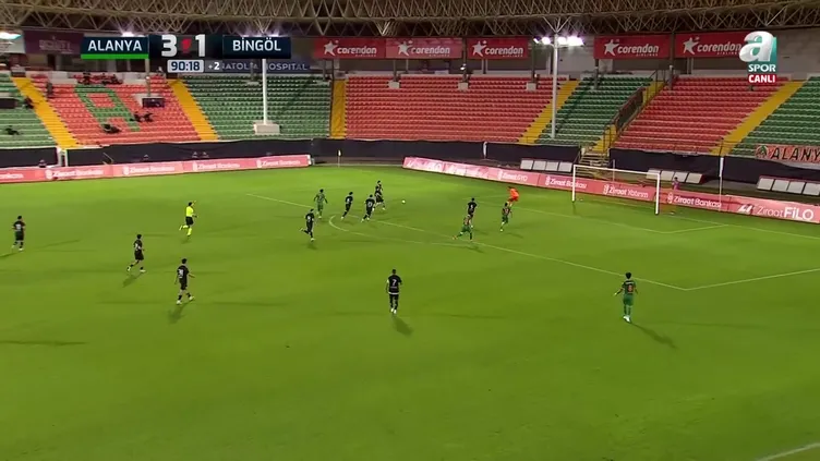 GOL İZLE | Alanyaspor 4–1 12 Bingölspor