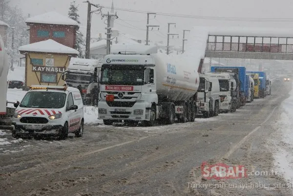 Bolu Dağı TIR geçişlerine kapatıldı