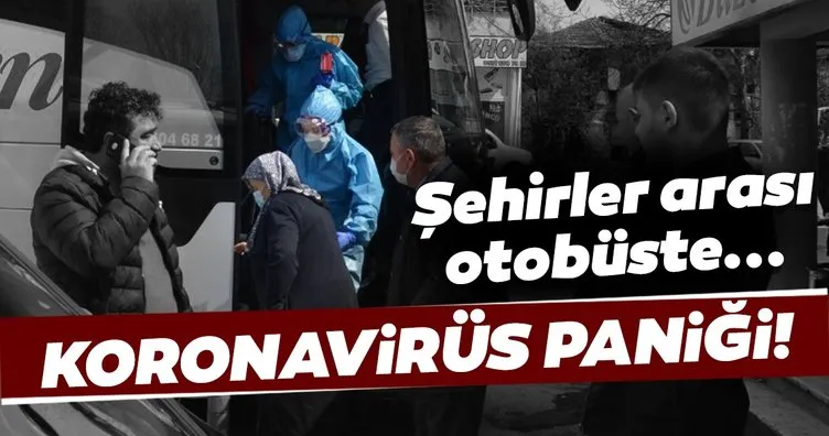Son dakika haberi: Düzce’de şehirler arası otobüste coronavirüs paniği!