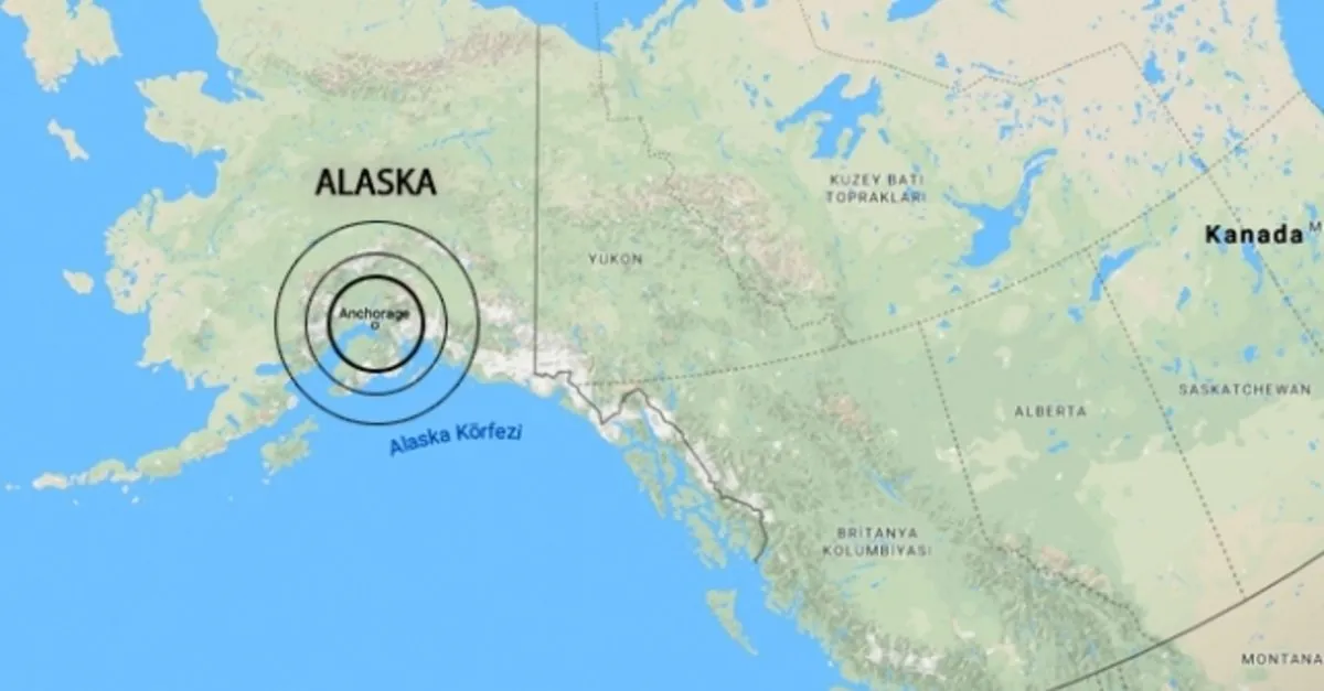 Alaska Da 5 8 Buyuklugunde Deprem Meydana Geldi Son Dakika Haberler