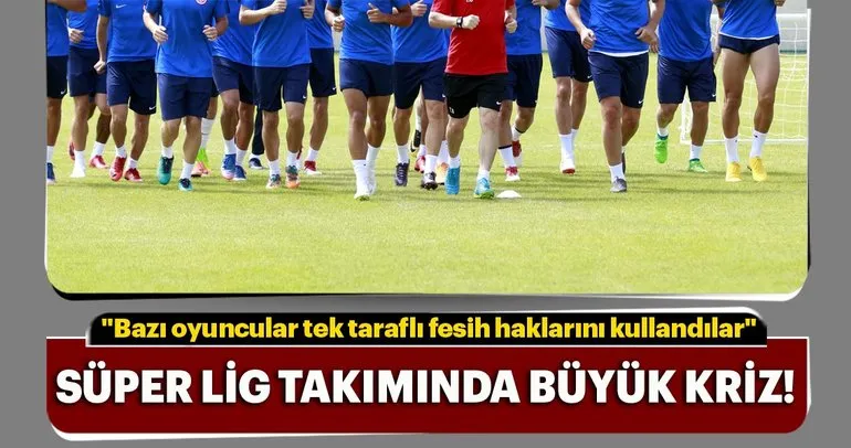 Antalyaspor’da temlik krizi