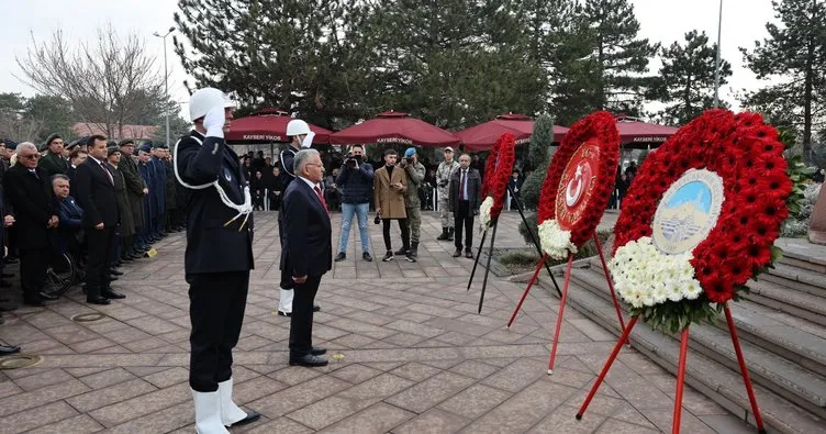 Kayseri’de şehitler dualarla anıldı