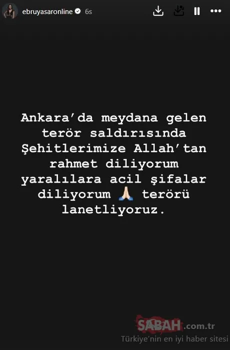 5 şehit verdiğimiz Ankara’daki hain terör saldırısına ünlü isimler lanet okudu!