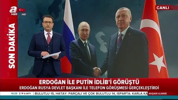 Başkan Erdoğan ve Putin'den kritik 'İdlib' görüşmesi | Video