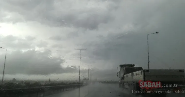 Meteoroloji son dakika uyardı: İzmir’de dolu yağışı başladı! 8 Ekim bugün İzmir hava durumu nasıl?