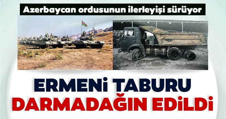 Son dakika: Ermeni taburu darmadağın edildi! Azerbaycan Ermenistan cephe hattında son durum