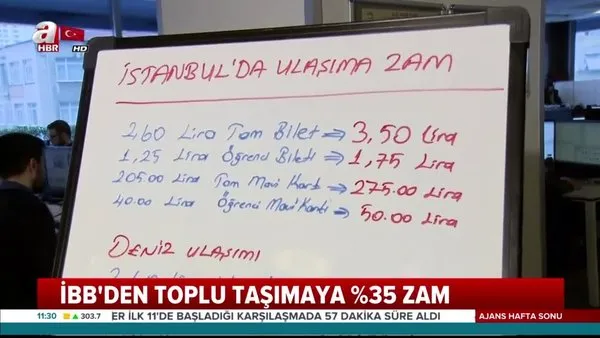 Son Dakika Ibb Nin Metrobus Iett Istanbul Kart Ulasim Ucretleri Zammi Detaylari Belli Oldu Video Videosunu Izle Son Dakika Haberleri