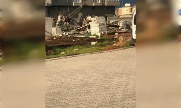 Kızıltepe’de inşaat tablası çöktü: 2 yaralı