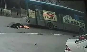 Halk otobüsünden düşen kadın öldü