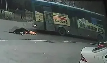 Halk otobüsünden düşen kadın öldü