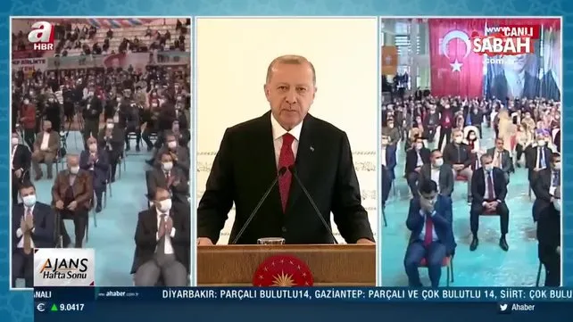Son Dakika: Başkan Erdoğan: Önümüzdeki haftadan itibaren kongrelerimizi erteliyoruz