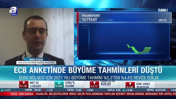Arda Coşar: Euro Bölgesi büyüme açısından parlak bir dönemde değil