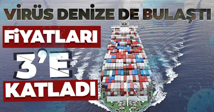 Virüs denize de bulaştı