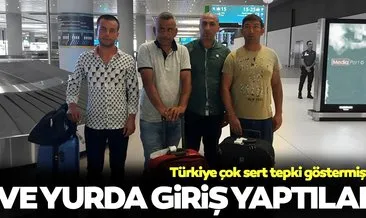 Libya’da serbest bırakılan 6 Türk yurda döndü