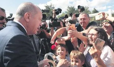 Erdoğan, Abdülhakim Sancak Camisi’nin açılışını yaptı