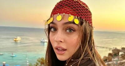 Genç oyuncu Cemre Baysel’den Mısır pozları! Güzelliğiyle çölde bir vaha gibi!