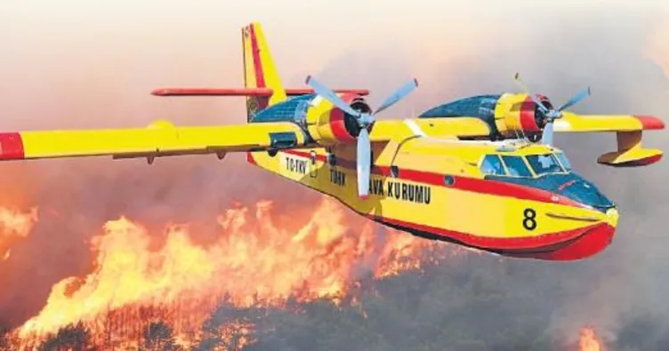 Ormanın Ateş Kuşları yangın savaşına hazır