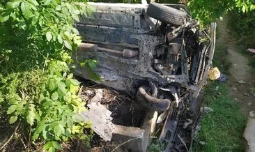 Bursa’da feci kaza! Otomobil şarampole devrildi: 6 aylık bebek hayatını kaybetti