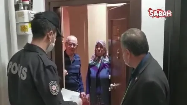 Evden çıkamayan kronik hasta, Çekmeköy polisinin yardımıyla bağış yaptı | Video