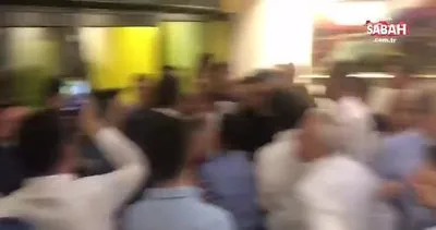 VIP salonuna korsan olarak girmeye çalışan CHP’liler olay çıkardı