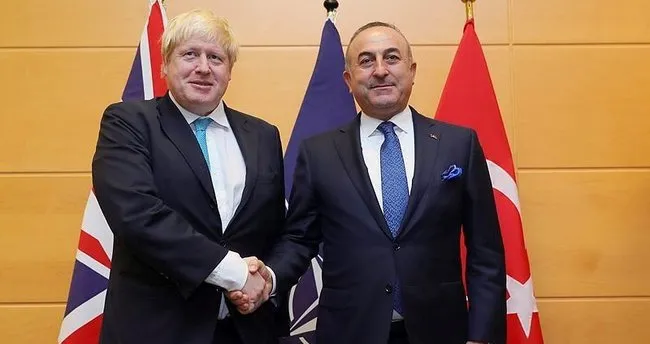 Mevlüt Çavuşoğlu ve Boris Johnson Brüksel’de görüştü