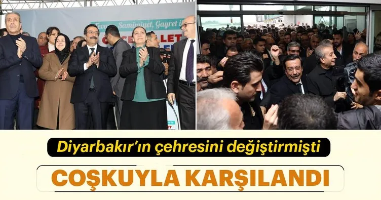 AK Parti’nin Diyarbakır adayı Cumali Atilla’ya coşkulu karşılama