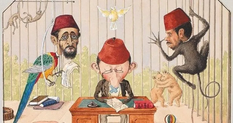 Osmanli Da Karikatur Cizen Bir Devlet Adami Yusuf Franko Pasa Ve Karikaturleri Galeri Yasam