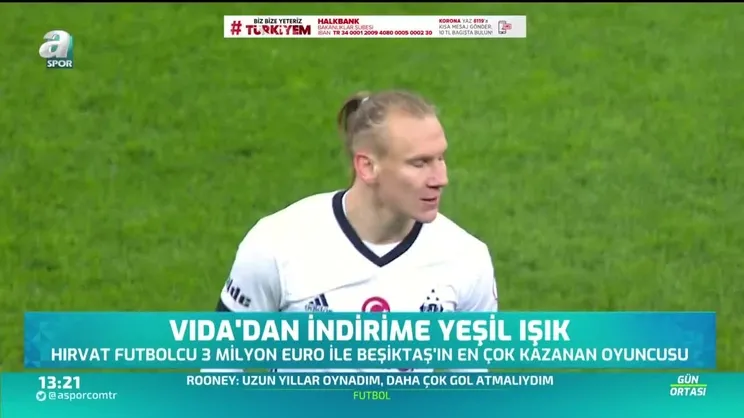 Beşiktaş'ta Vida'dan maaş indirimine yeşil ışık