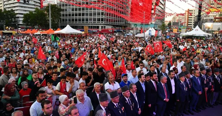 Büyükşehir 15 Temmuz’a sessiz: Ankara tek yürek 15 Temmuz’u andı
