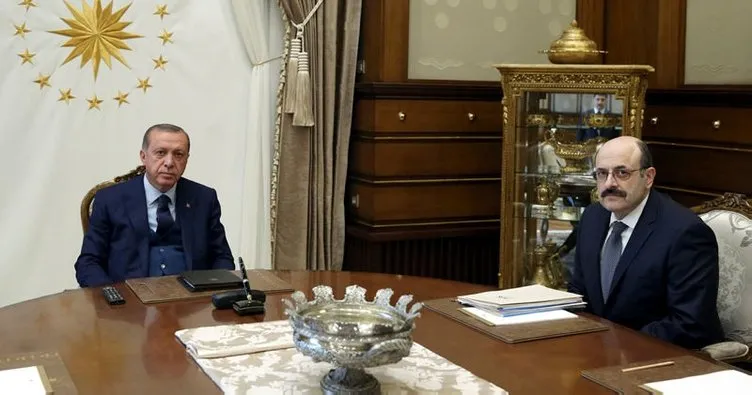 Cumhurbaşkanı Erdoğan, YÖK Başkanı Prof. Dr. Saraç’ı kabul etti