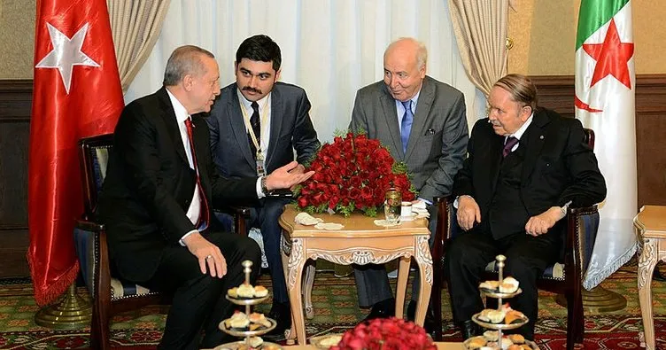 Cumhurbaşkanı Erdoğan, Cezayirli mevkidaşı Buteflika ile görüştü
