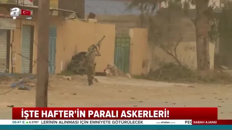 İşte Hafter'in paralı askerleri! | Video