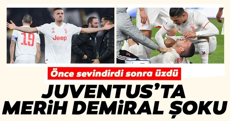 Juventus’ta Merih Demiral şoku! Önce sevindirdi sonra üzdü