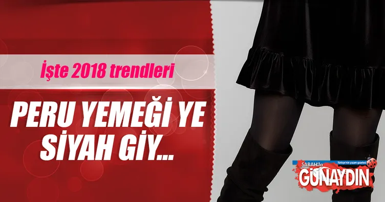 2018’in akımları belli oldu