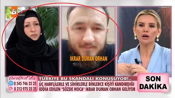 Esra Erol 22 Haziran 2021 Salı Tamamı Tek Parça izle! Türkiye bu olayı konuşuyor: Üç harfliler, kan donduran sihir!