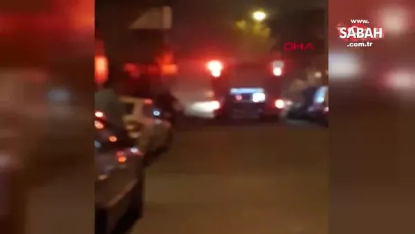 İstanbul Bahçelievler'de park halindeki otomobil alev alev yandı