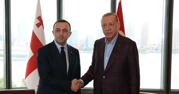 Başkan Erdoğan Gürcistan Başbakanı Garibashvili ile görüştü: Orta Koridor ve Ticaret Hacmi Vurgusu