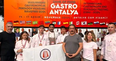 Uluslararası Gastronomi ve Mutfak Yarışmasında Türkiye birincisi oldular #antalya