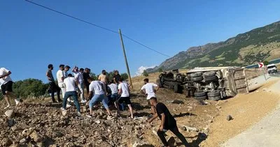 Tunceli’de kaza! Araç hurdaya döndü #tunceli
